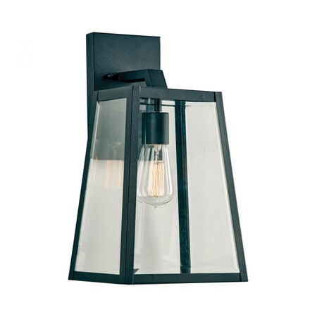 Plc Lighting Park Ave M. Exterior Wall Lite 2922BK